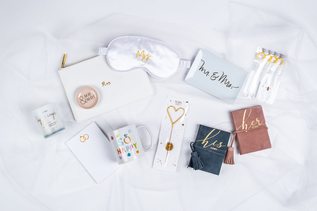 A Toast to TWO: Engagement + Wedding Gifts for the Happy Couple - Something Splendid Co.