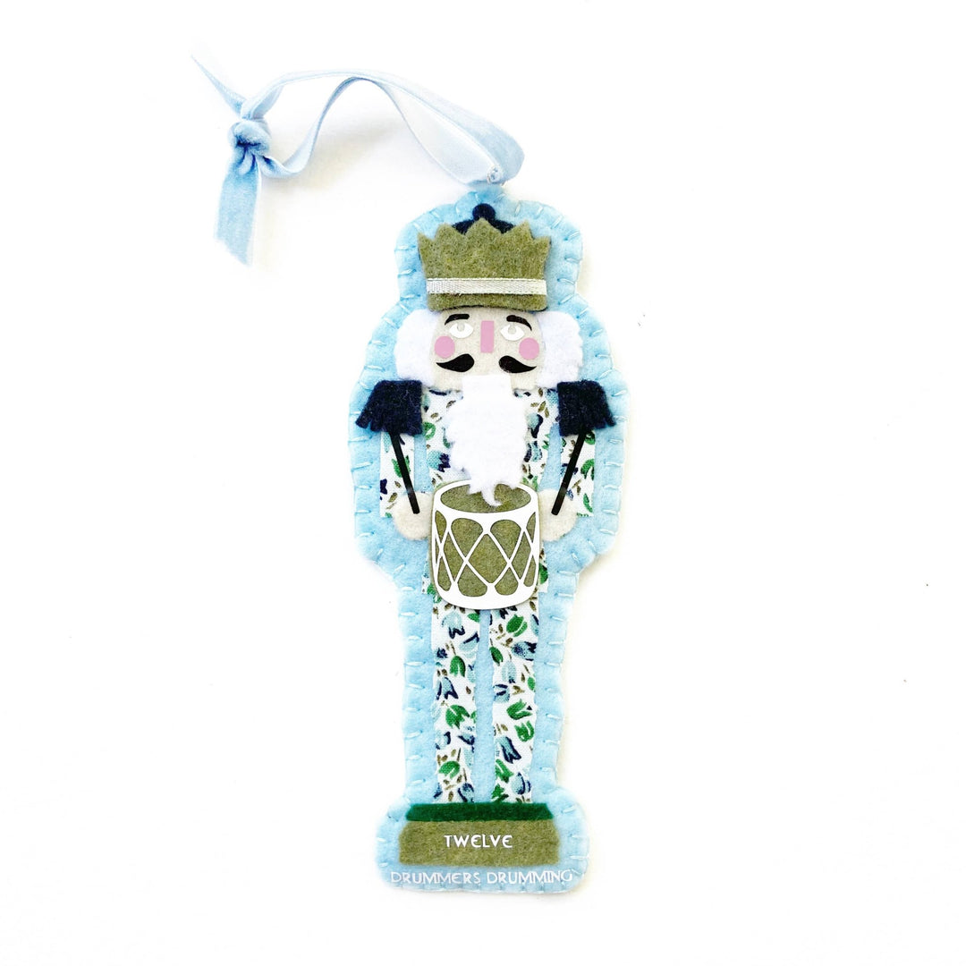 12 Days of Christmas Ornament | Grandmillennial Drummer - Something Splendid Co.