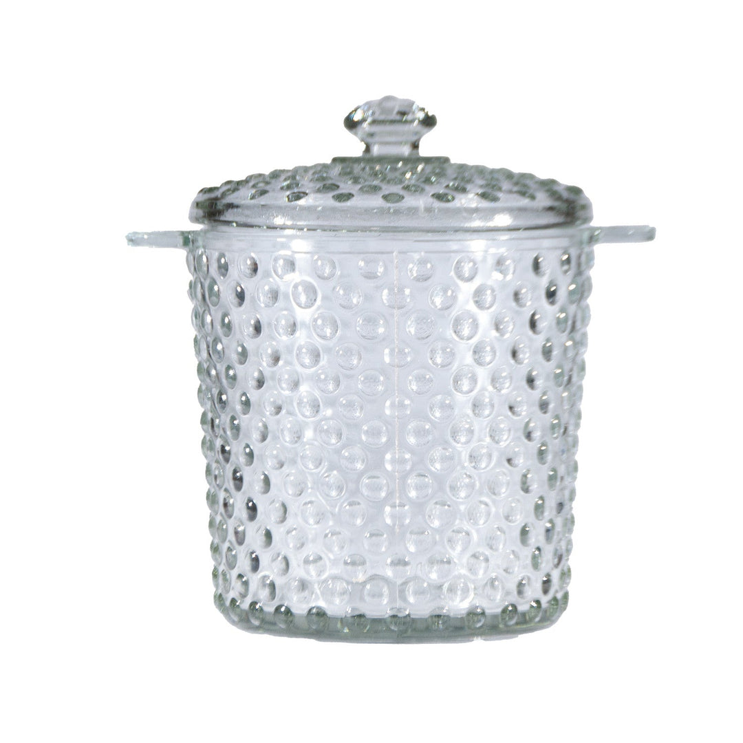 2.5 Quart Glass Hobnail Ice Bucket/Container - Something Splendid Co.