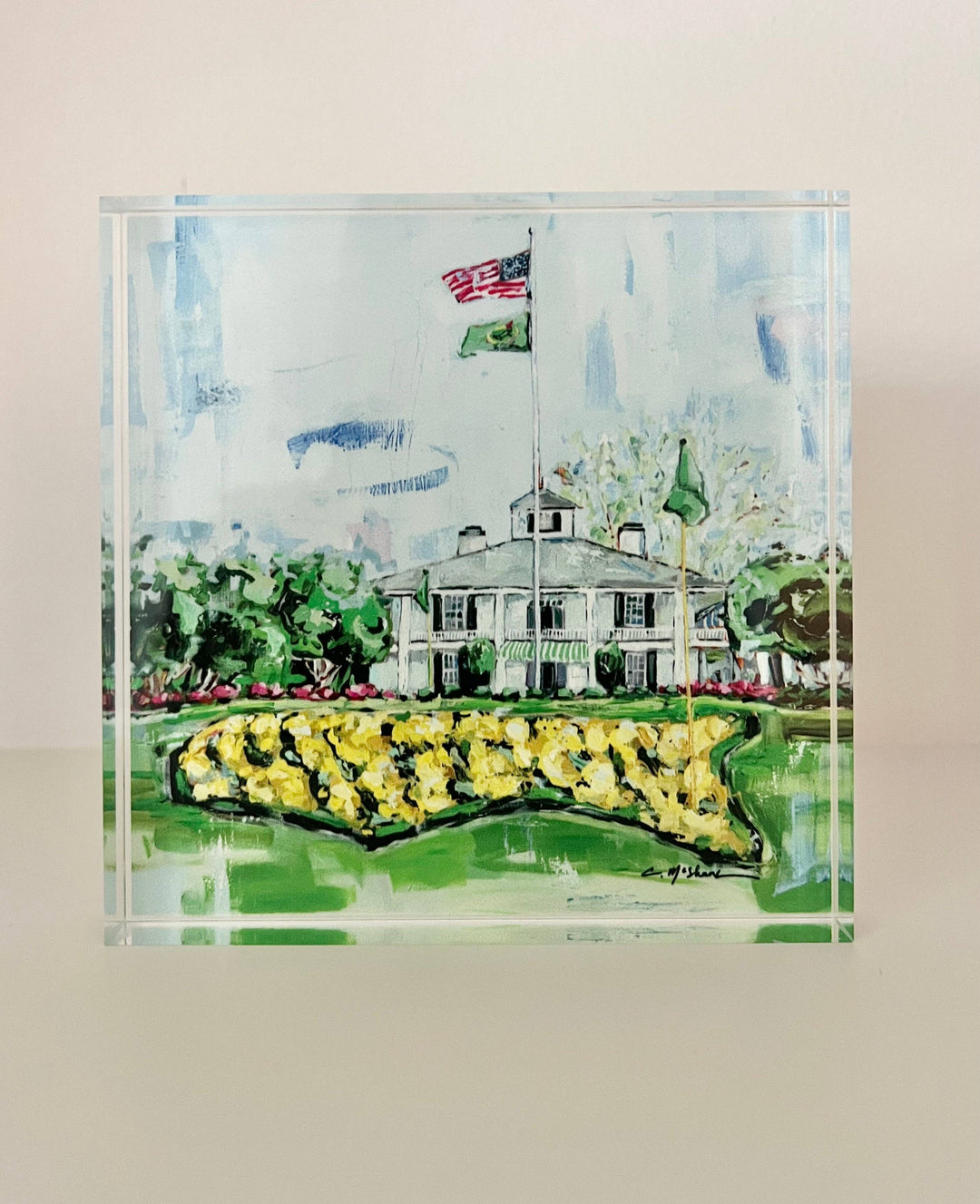 "The Clubhouse" acrylic block WHOLESALE