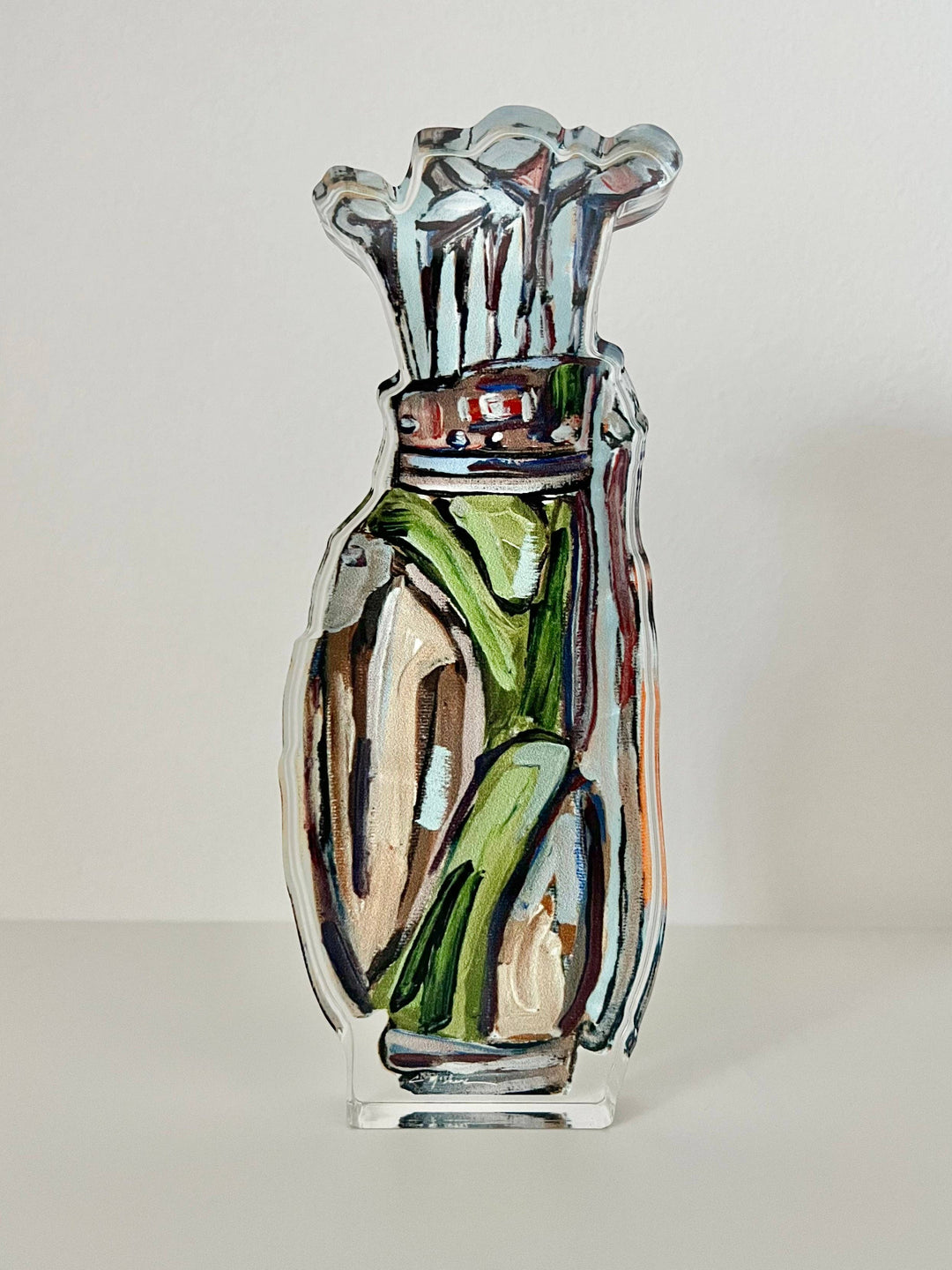 "Golf Clubs" Mini Acrylic Block