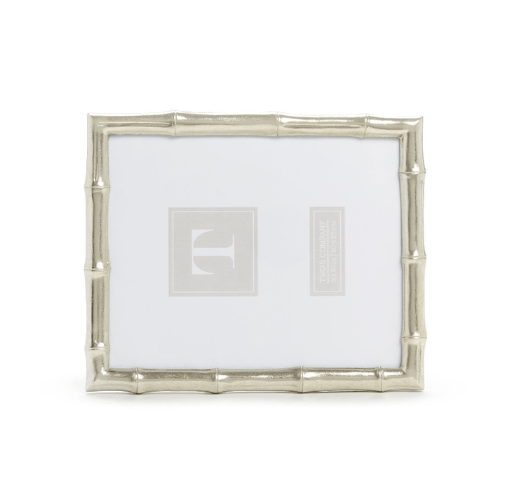 8x10 Silver Bamboo Photo Frame - Something Splendid Co.