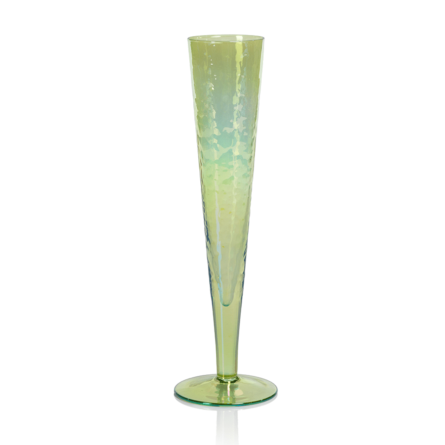 Aperitivo Slim Champagne Flute | Luster Green - Something Splendid Co.
