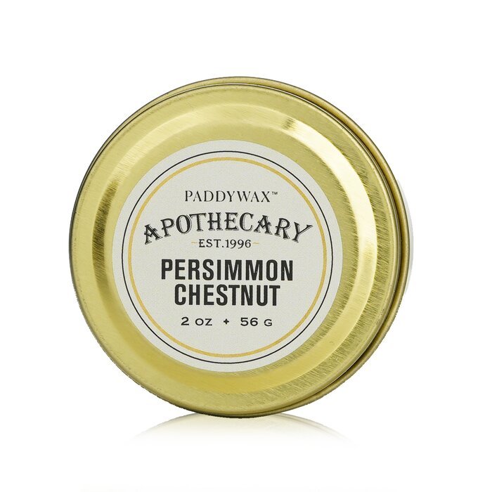Apothecary Tin 2oz Persimmon Chestnut Candle - Something Splendid Co.