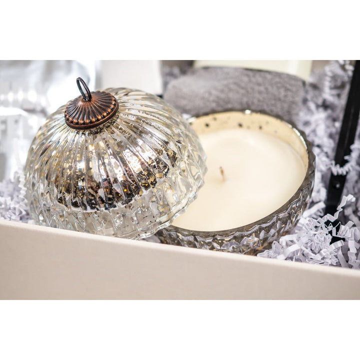 Balsam & Cedar Mercury Ornament Candle - Something Splendid Co.