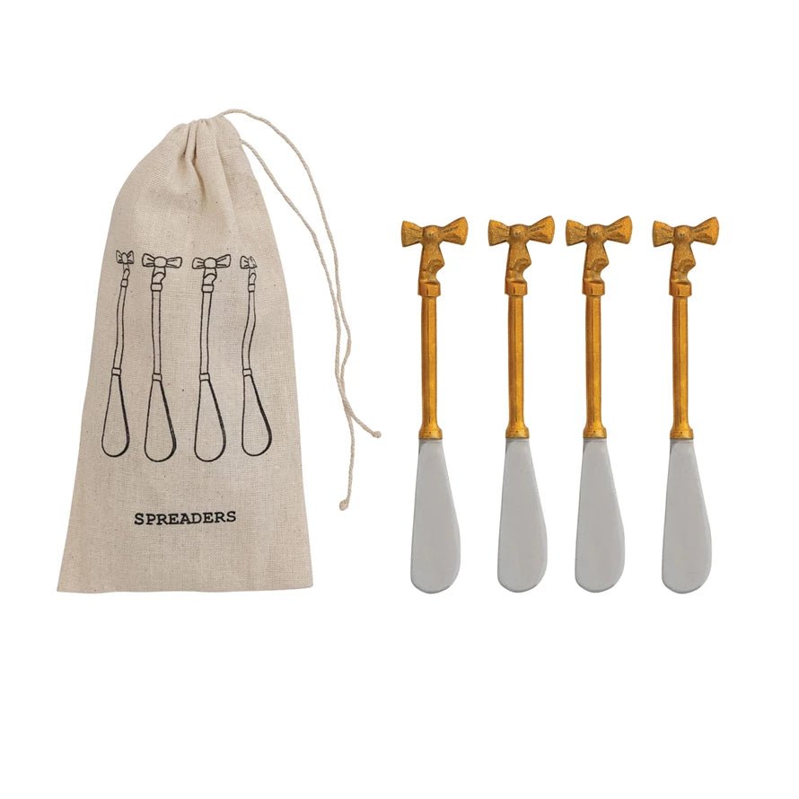 Canape Knives with Bow Handles, Set of 4 - Something Splendid Co.