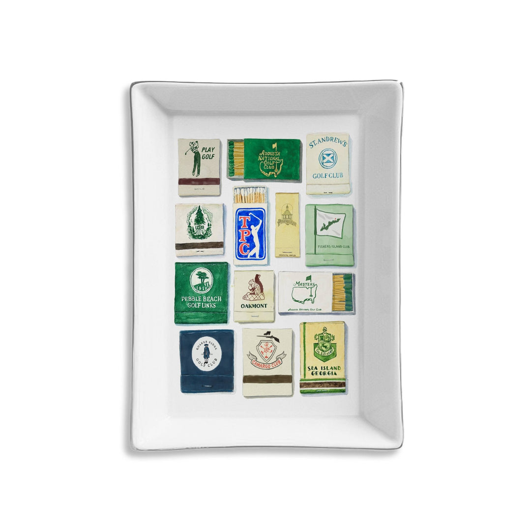 Ceramic Tray - Golf Matches - Something Splendid Co.
