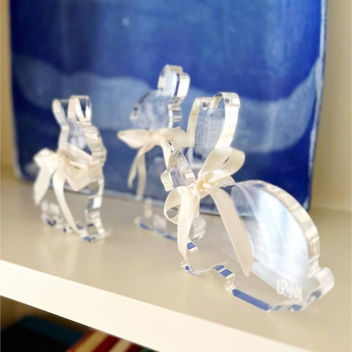 Clear Acrylic Bunny - Something Splendid Co.