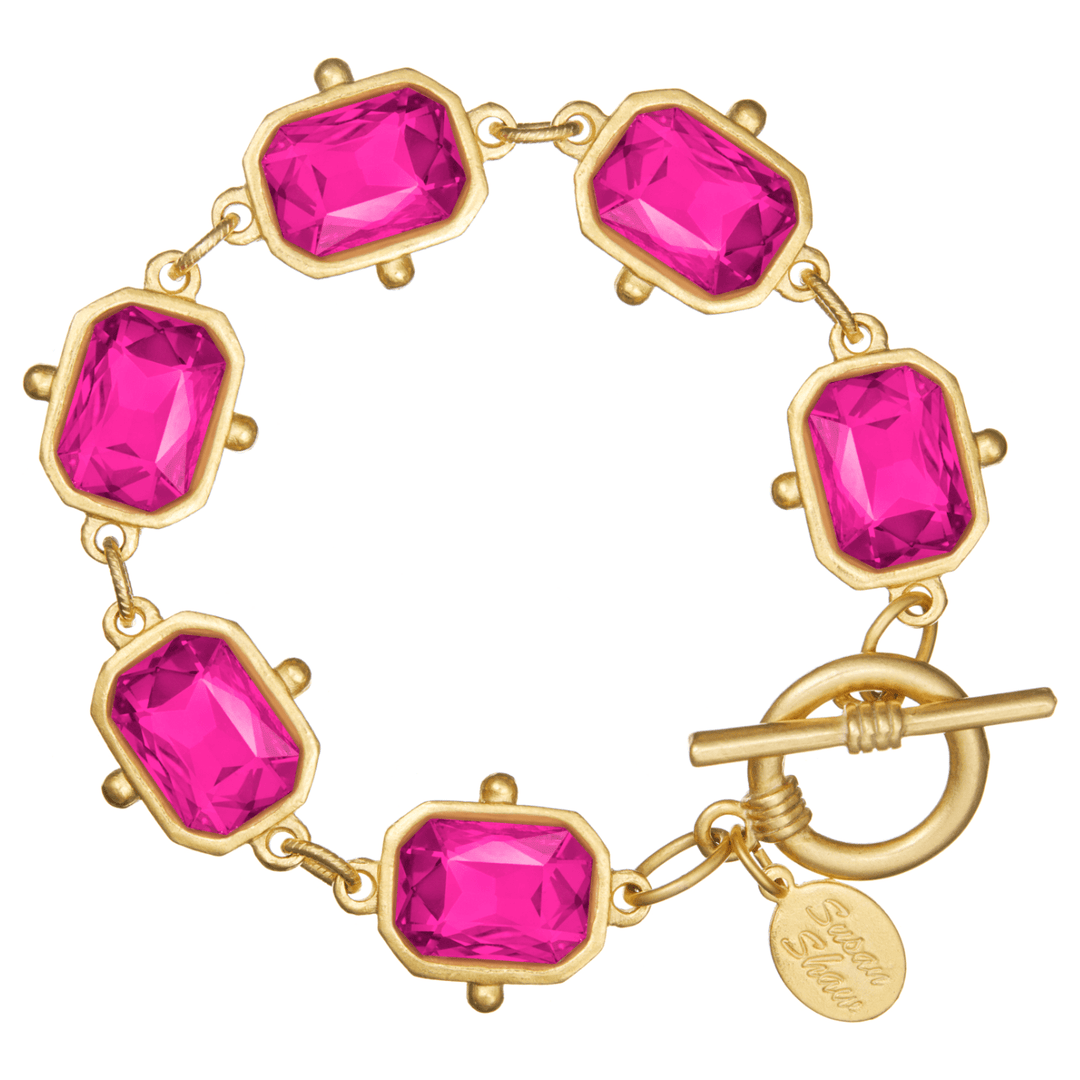 Collins Tennis Bracelet | Magenta - Something Splendid Co.