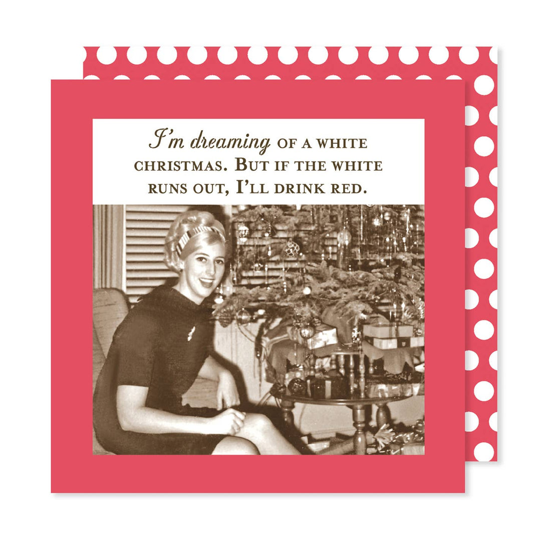Dreaming Of White XMas Holiday Napkin - Something Splendid Co.