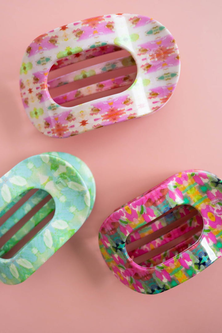 Giverny Large Flat Round Hair Clip - Something Splendid Co.