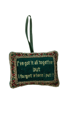 Handmade Beaded Velvet Pillow Ornaments, 4 Styles - Something Splendid Co.