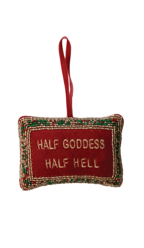 Handmade Beaded Velvet Pillow Ornaments, 4 Styles - Something Splendid Co.
