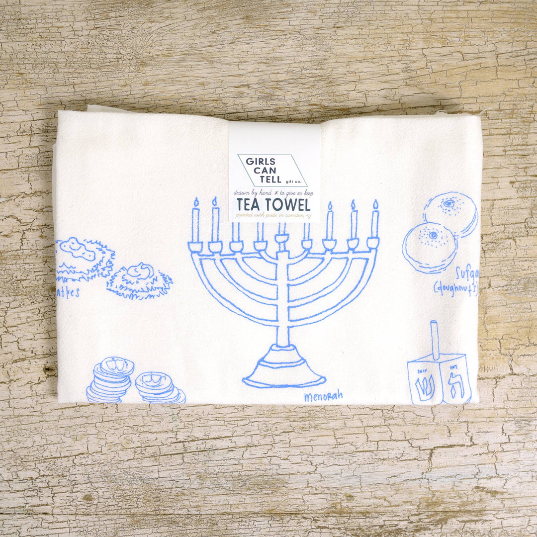 Hanukkah Tea Towel - Something Splendid Co.