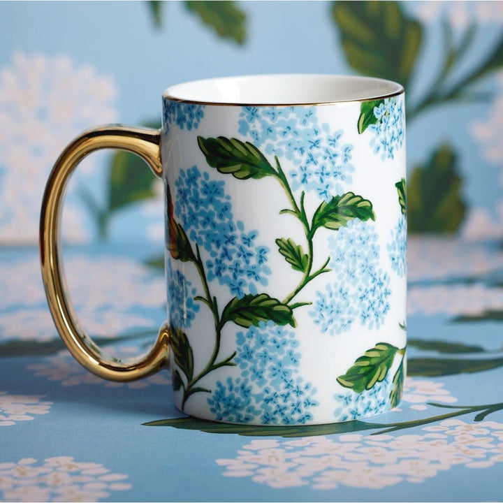 Hydrangea Porcelain Mug - Something Splendid Co.