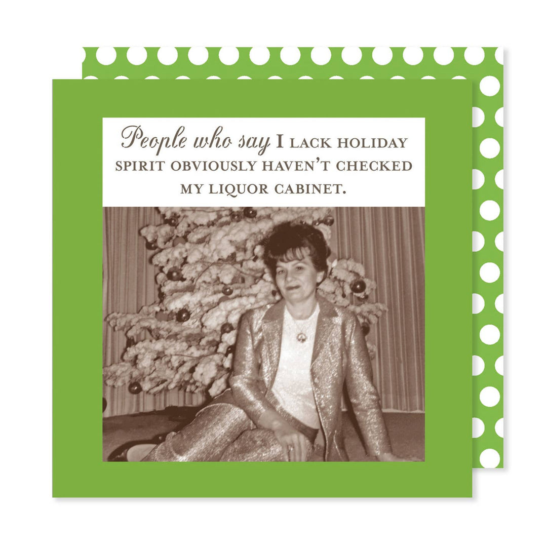 Lack Holiday Spirit Holiday Napkin - Something Splendid Co.