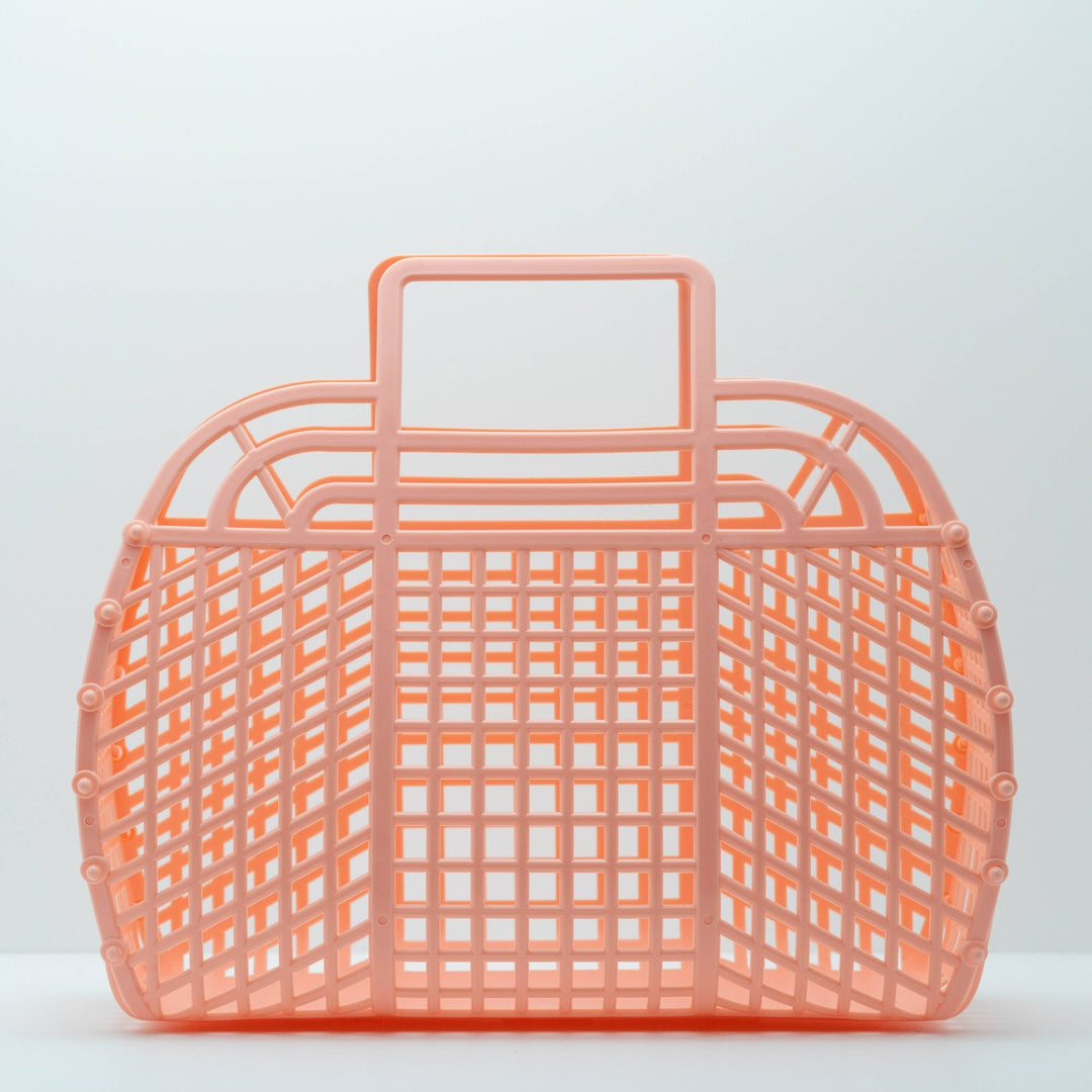 Large Retro Jelly Baskets | Peach - Something Splendid Co.