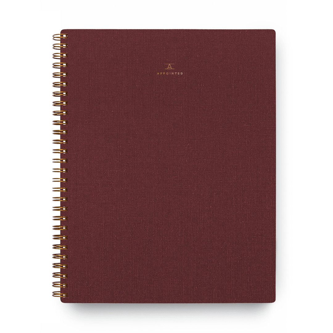 Limited Edition: The Notebook in Rhubarb - Something Splendid Co.
