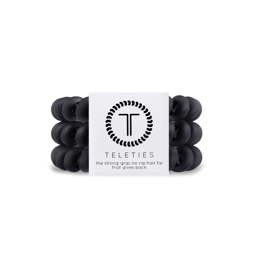 MATTE HAIR TIES WHITE MATTE HAIR TIES WHITE