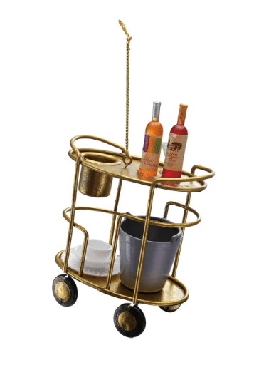 Metal Bar Cart Ornament, 4 Styles - Something Splendid Co.