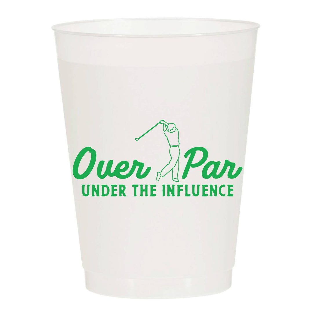 Over Par Under The Influence Cups - Masters - Something Splendid Co.