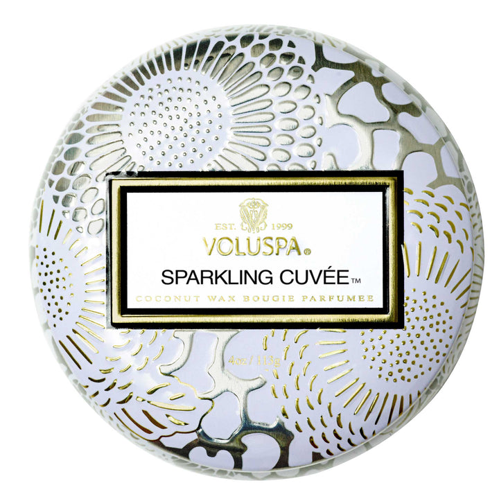 Sparkling Cuvee Mini Tin Candle - Something Splendid Co.