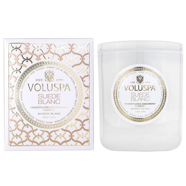 Suede Blanc Classic Candle - Something Splendid Co.