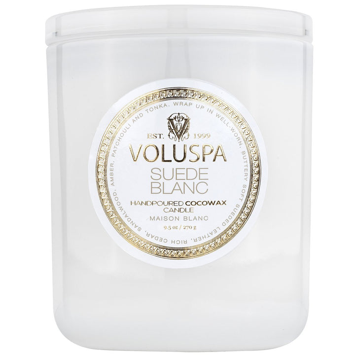 Suede Blanc Classic Candle - Something Splendid Co.