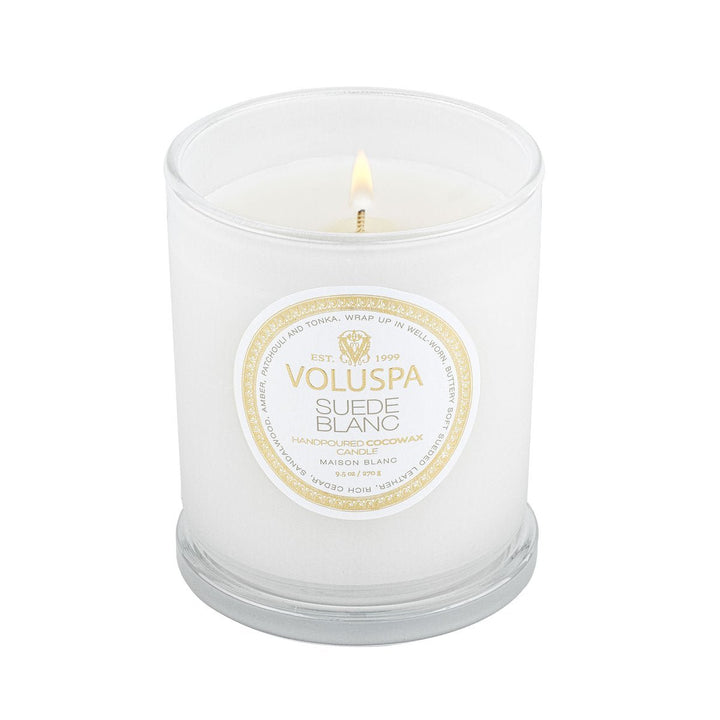 Suede Blanc Classic Candle - Something Splendid Co.