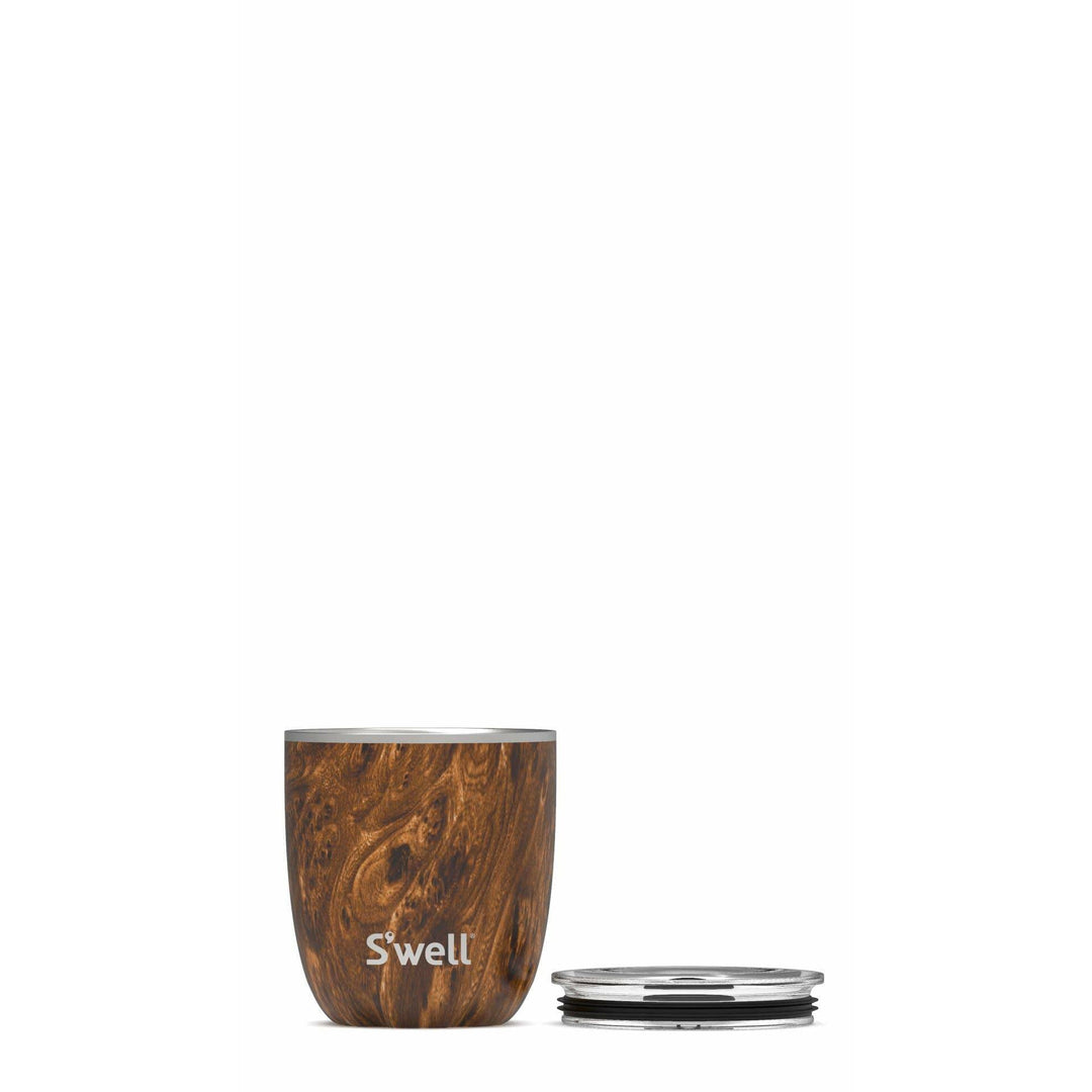 Teakwood 10oz Tumbler with Lid - Something Splendid Co.