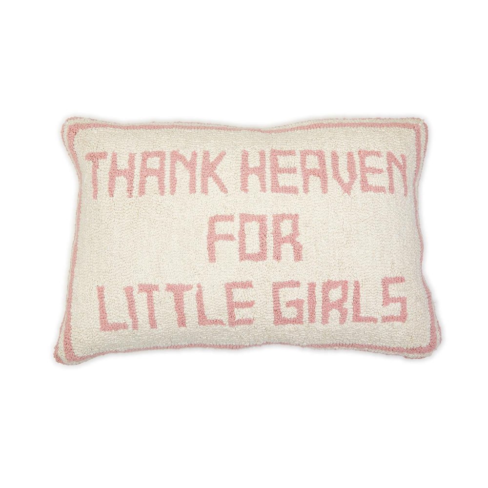 Thank Heaven for Little Girls Throw Pillow - Something Splendid Co.