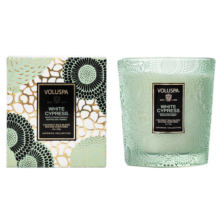 White Cypress Classic Candle - Something Splendid Co.