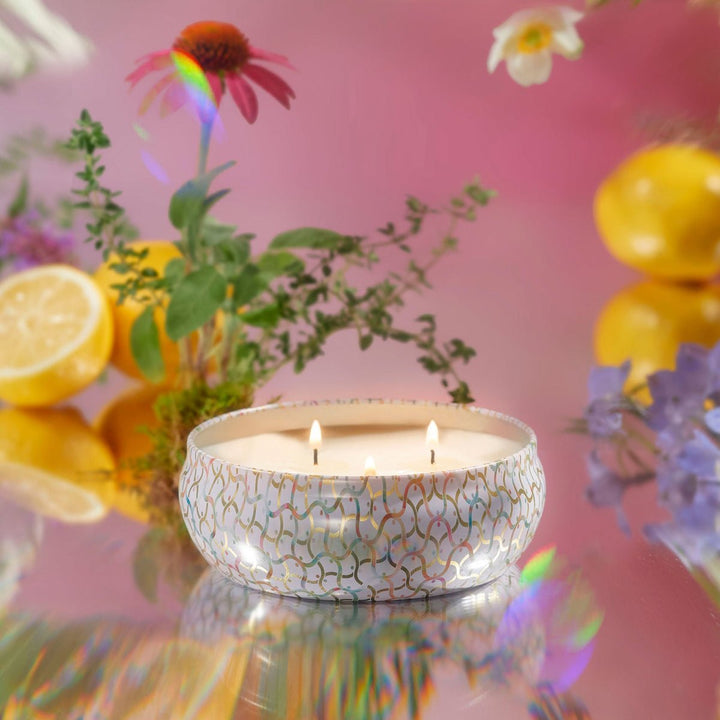 Wildflower 3 Wick Tin on - Something Splendid Co.