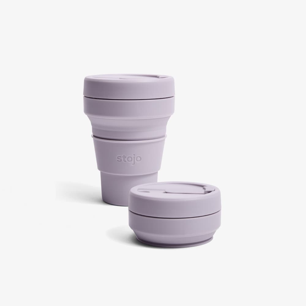 12 oz Collapsible Travel Cup - Collapsed Packaging - Something Splendid Co.