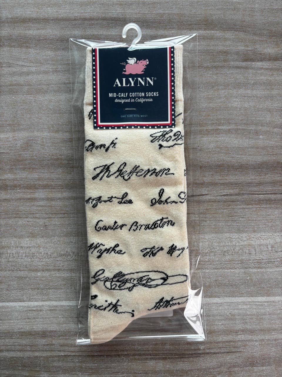 Declaration Signers Crew Sock  by Alynn Parchment