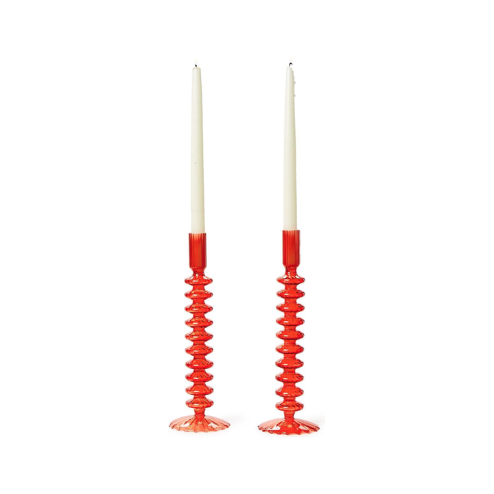 Glass Blown Candlesticks