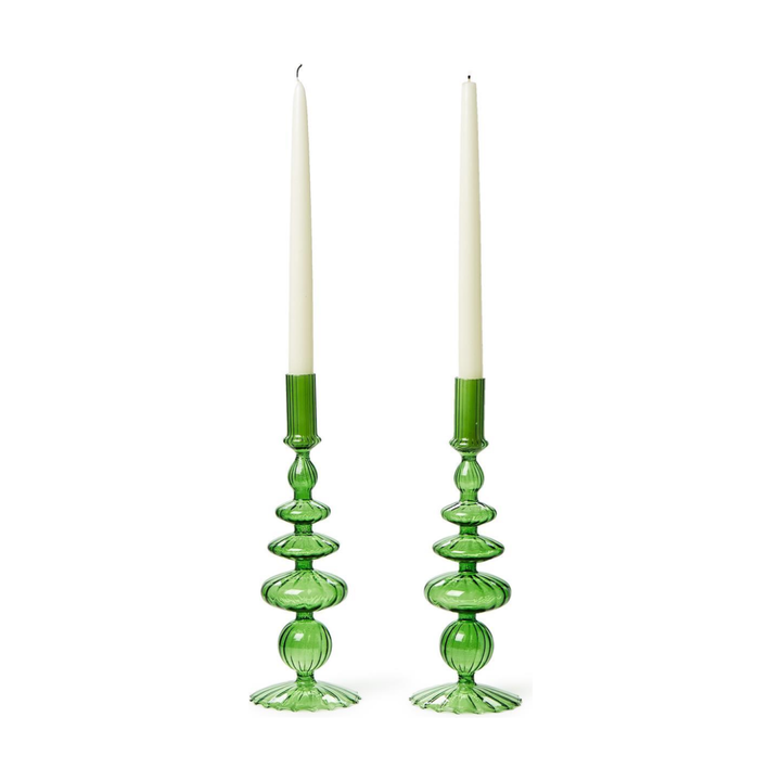 Glass Blown Candlesticks