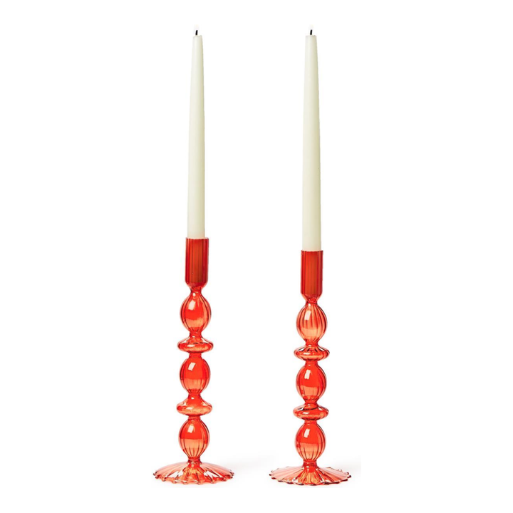 Glass Blown Candlesticks