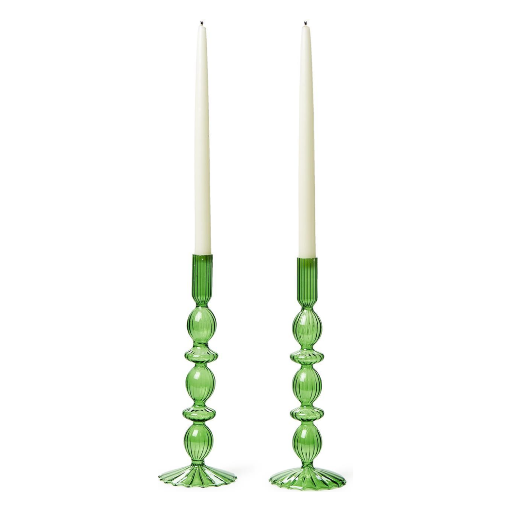 Glass Blown Candlesticks