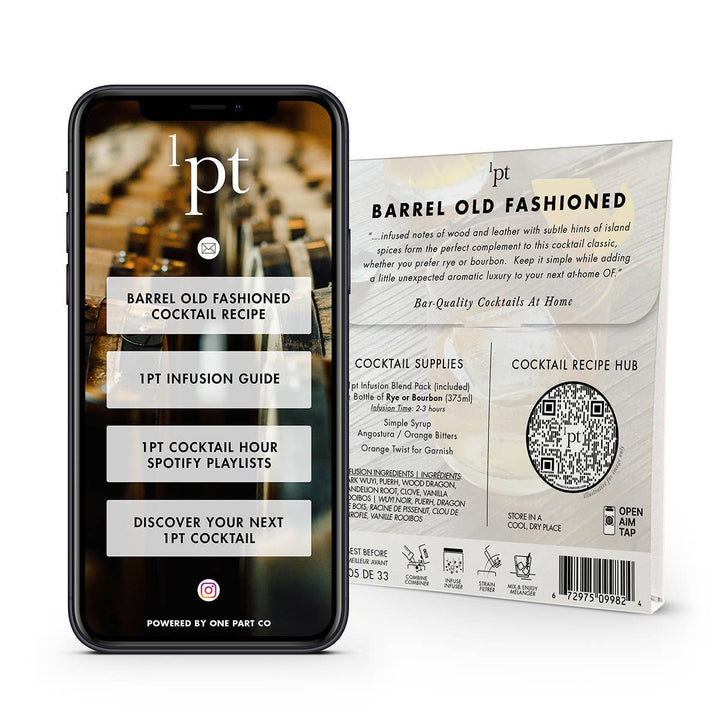 1pt Barrel Old Fashioned Cocktail Pack - Something Splendid Co.