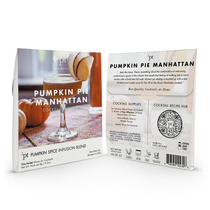 1pt Pumpkin Pie Manhattan Cocktail Pack - Something Splendid Co.