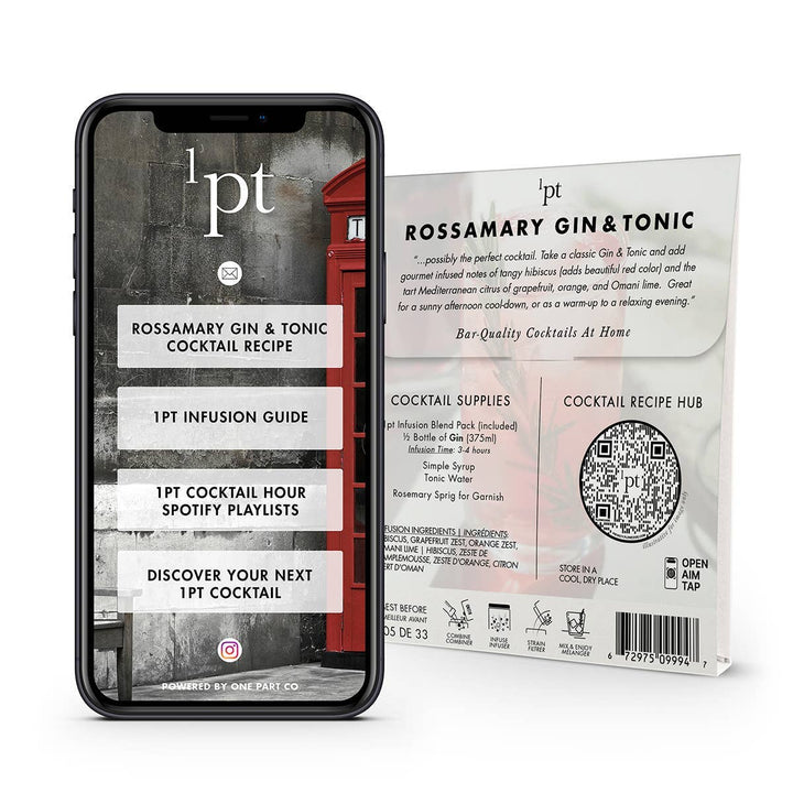 1pt Rossamary Gin & Tonic Cocktail Pack - Something Splendid Co.