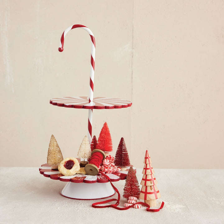 2-Tier Candy Cane Tray - Something Splendid Co.