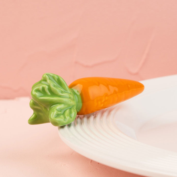24 Carrots Mini by Nora Fleming — hand-painted ceramic bunch of garden carrots
