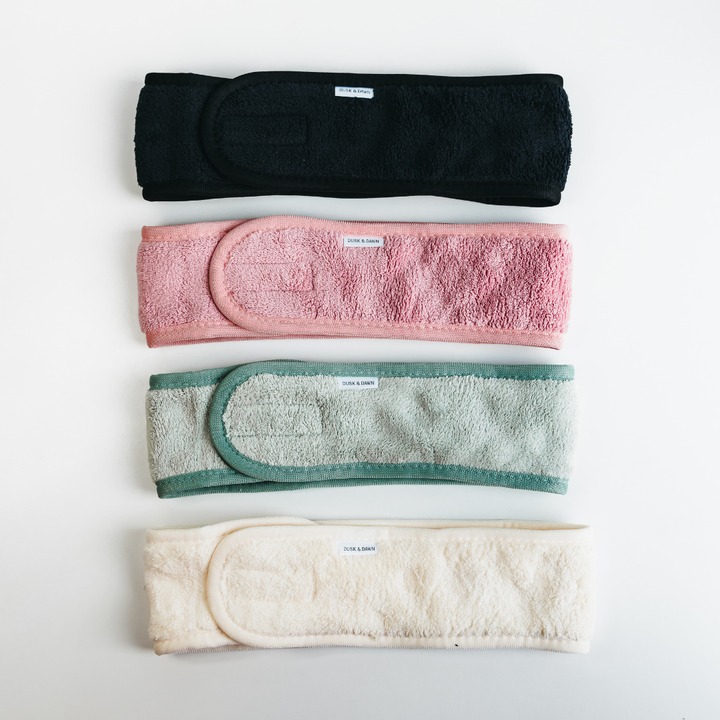 Coral Fleece Spa Headband - Cream