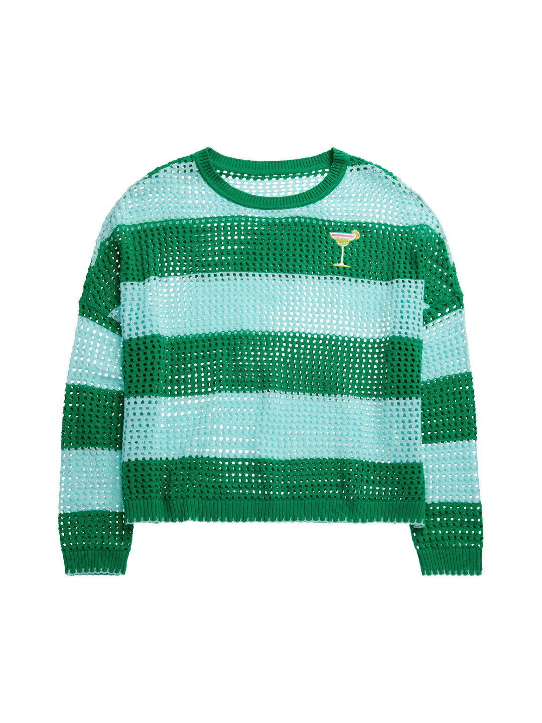 Margarita Striped Mesh Sweater - 2 Sizes