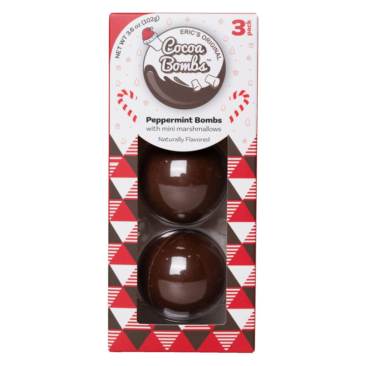 3 Pack Peppermint Cocoa Bombs - Something Splendid Co.