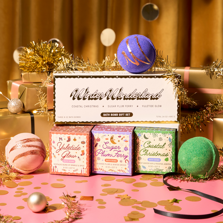 Winter Wonderland Bath Bomb Gift Set | Christmas, Holiday