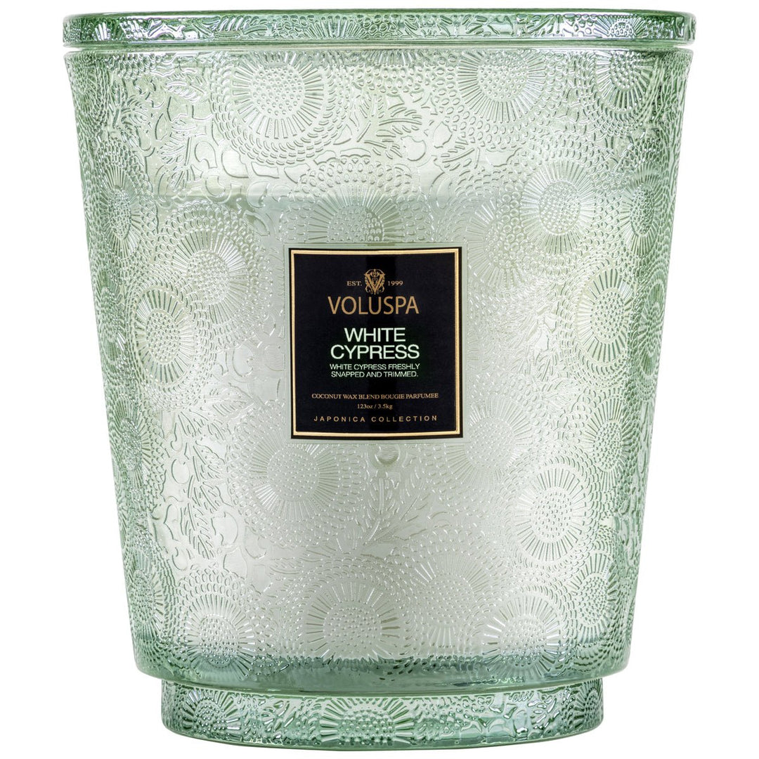 5 Wick White Cypress Candle - Something Splendid Co.