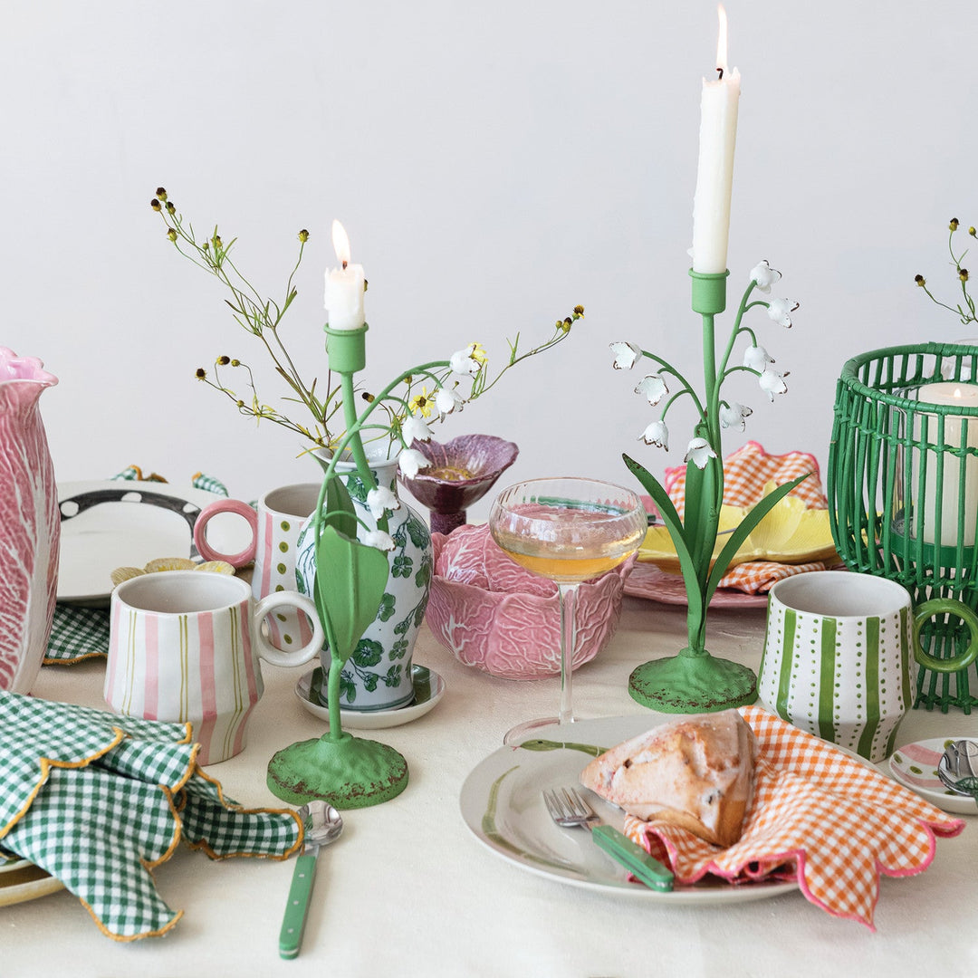 6 oz. Stoneware Cabbage Shaped Baker - Pink - Something Splendid Co.